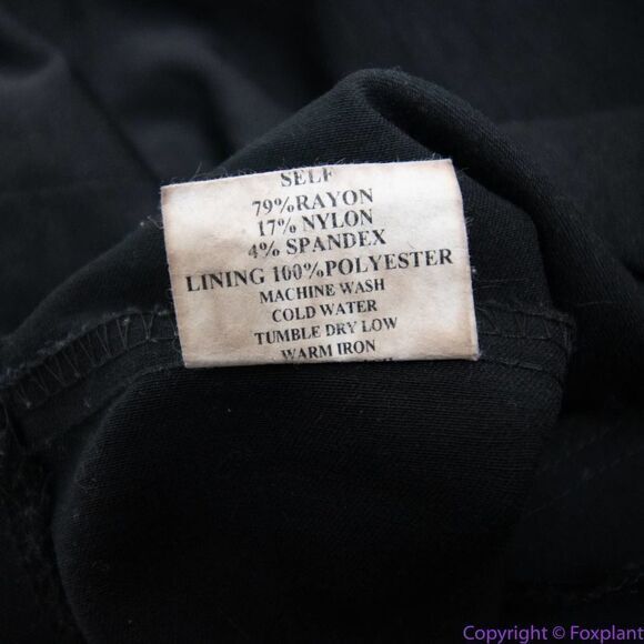 Ruby Rox USA-made black mini bodycon dress spaghetti strap, size S - Picture 13 of 13